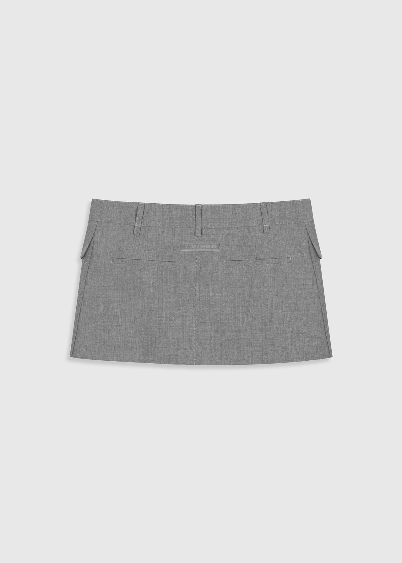 THE MINI SKIRT (1) Grau Melange