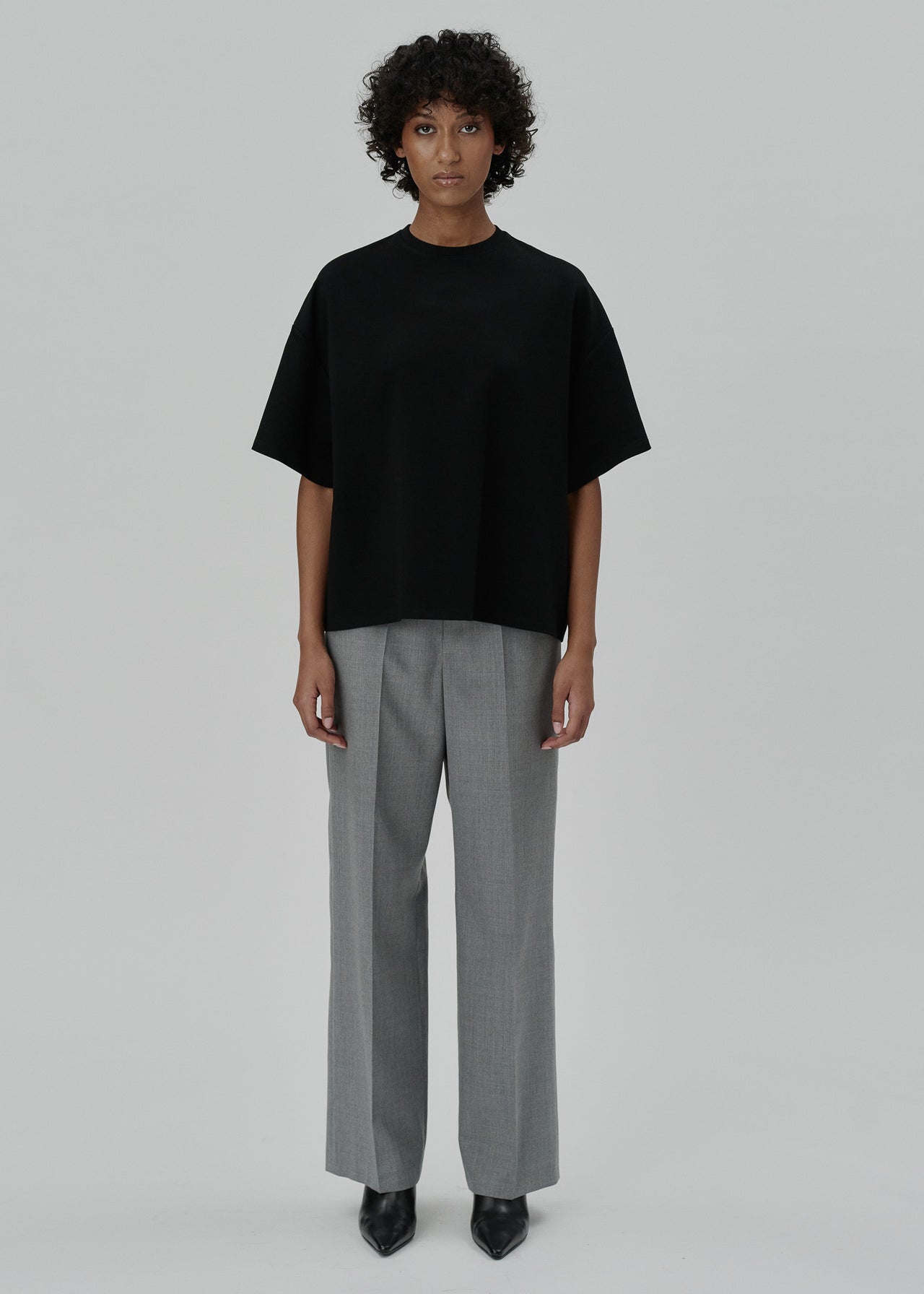 THE PANTS (1) gray melange