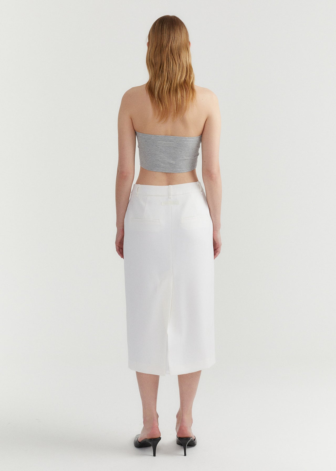THE SKIRT (1) MIDI Weiß