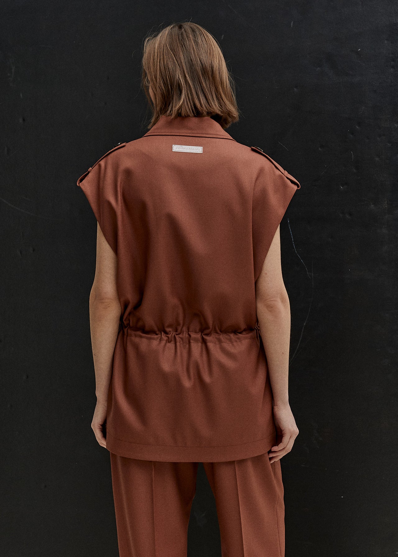Tailored Cargo Vest Terra Balearica