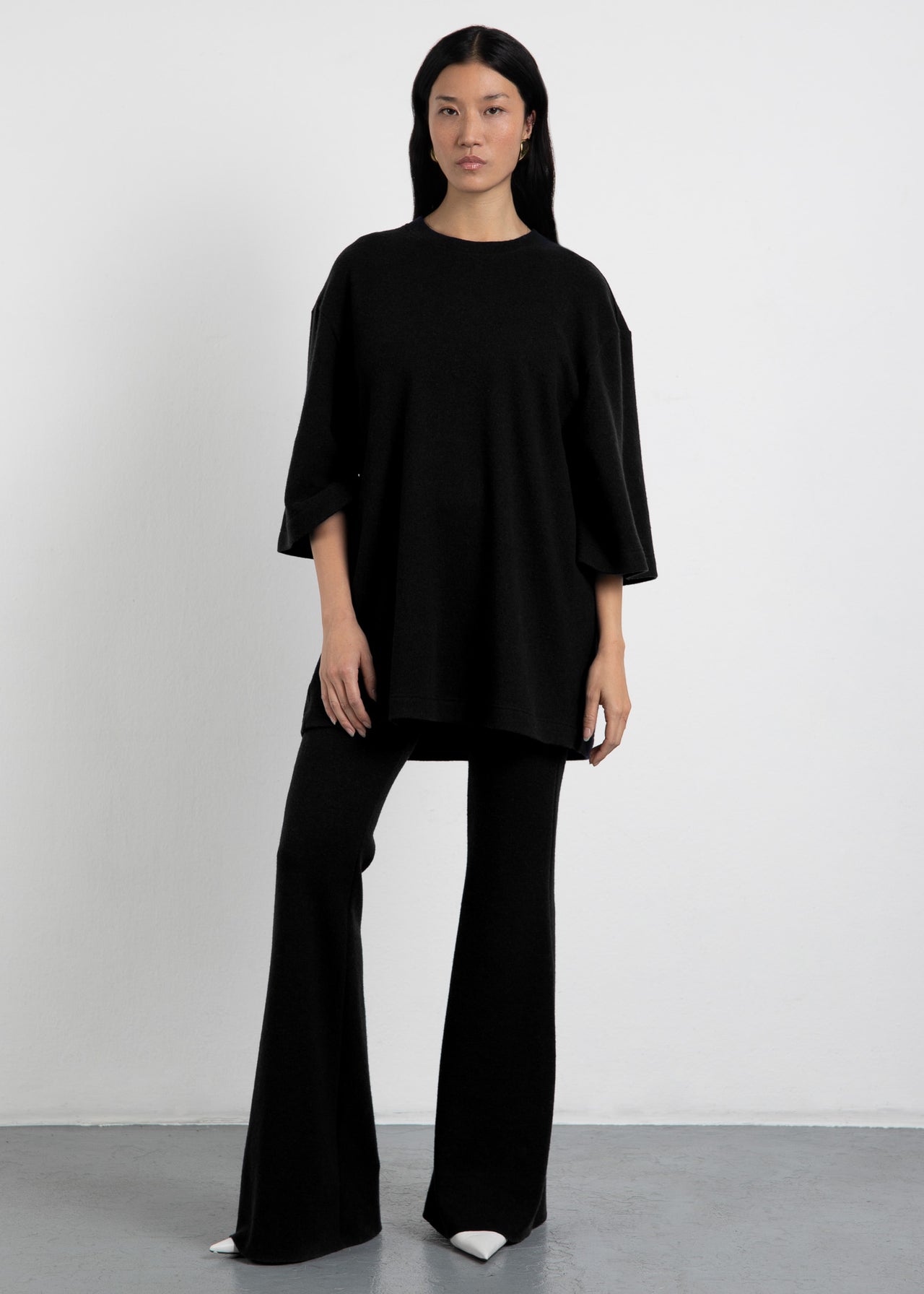 THE PANTS (3) Merinowolle Schwarz