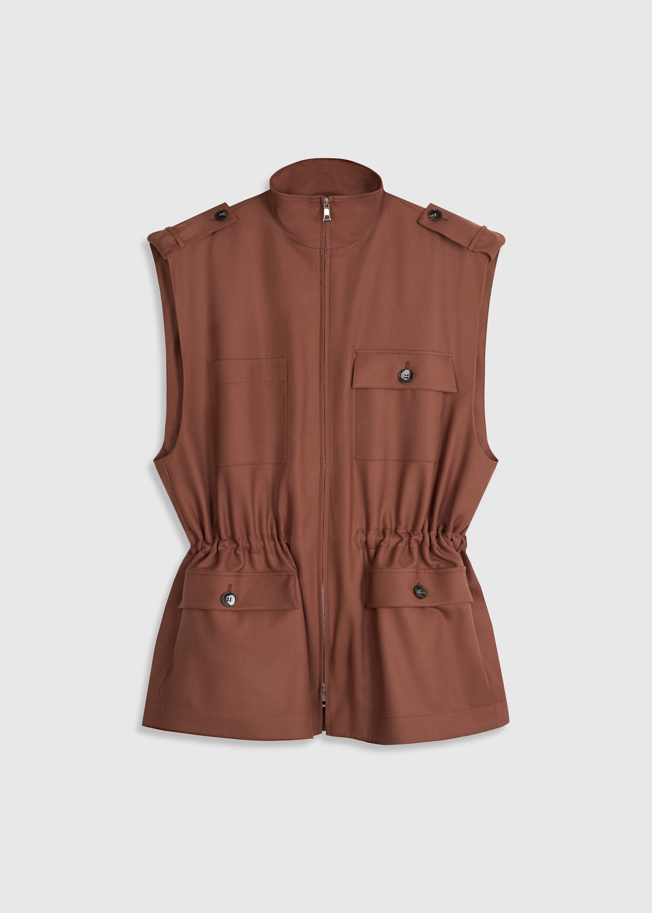 Tailored Cargo Vest Terra Balearica