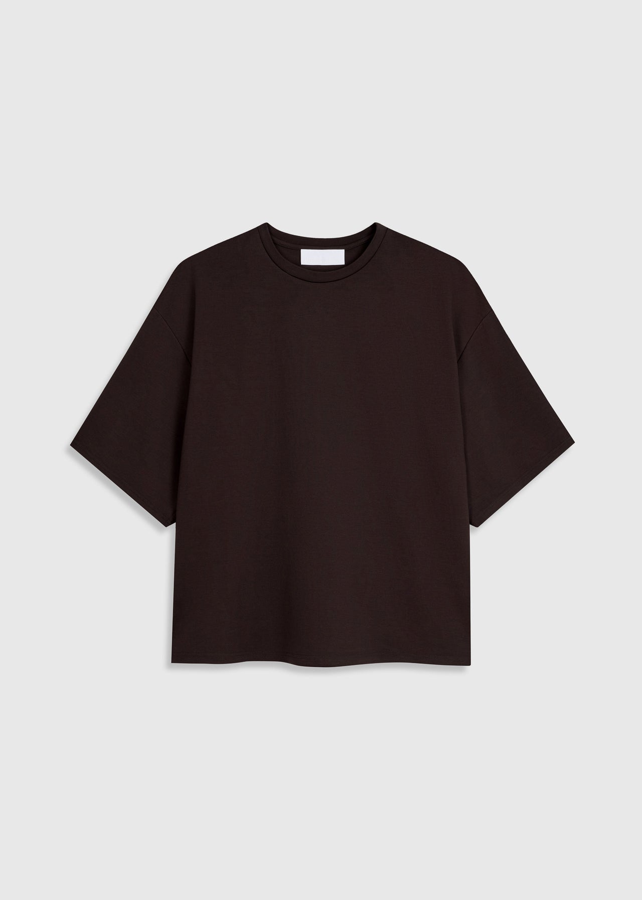 Oversized T-Shirt Dunkelbraun