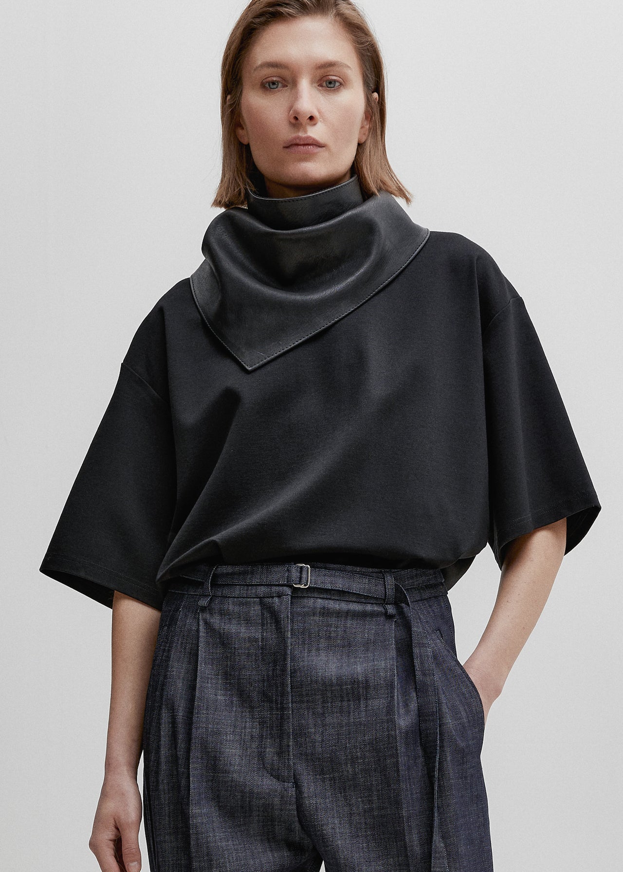 Oversized T-Shirt Schwarz