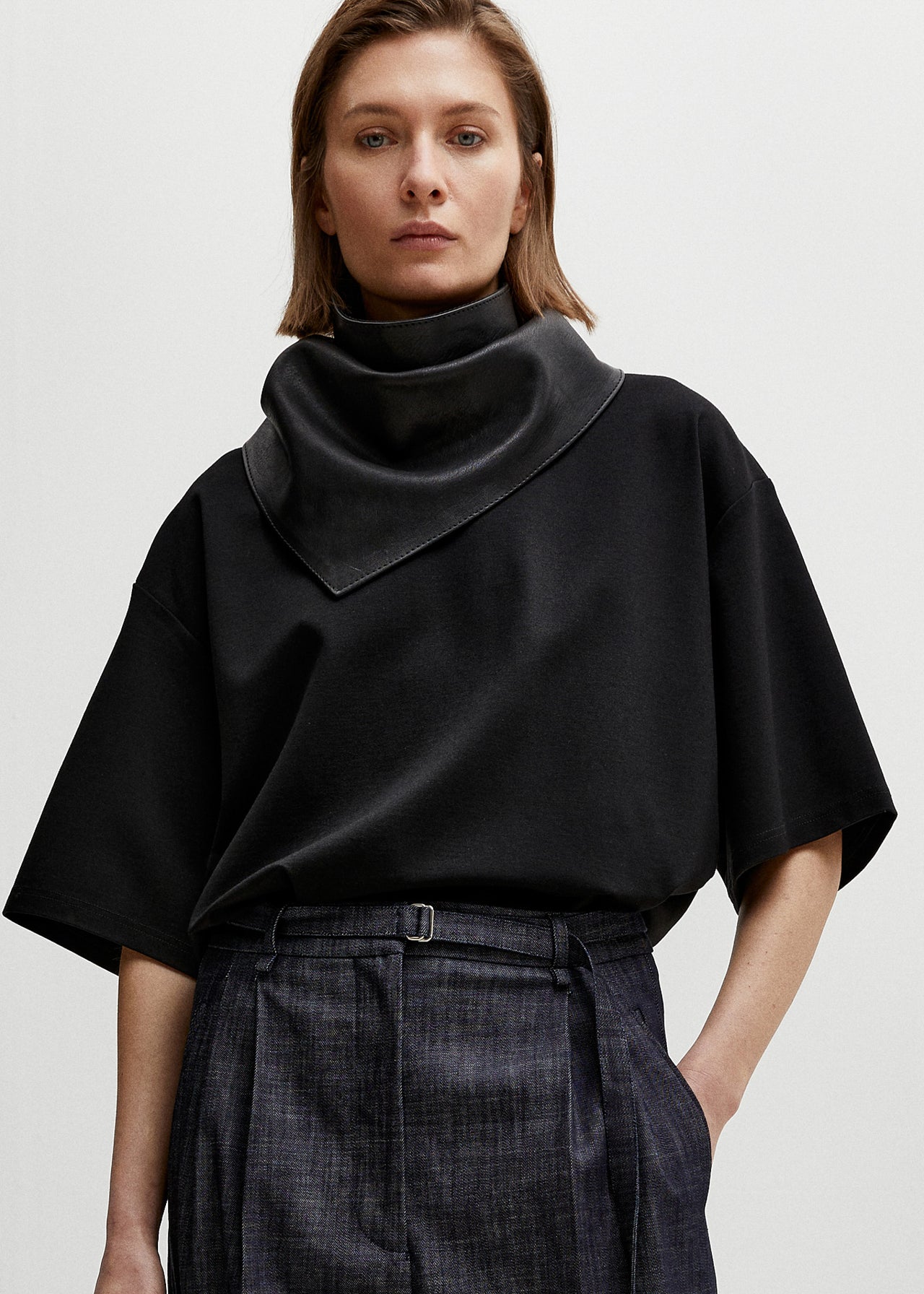 Oversized T-Shirt Schwarz