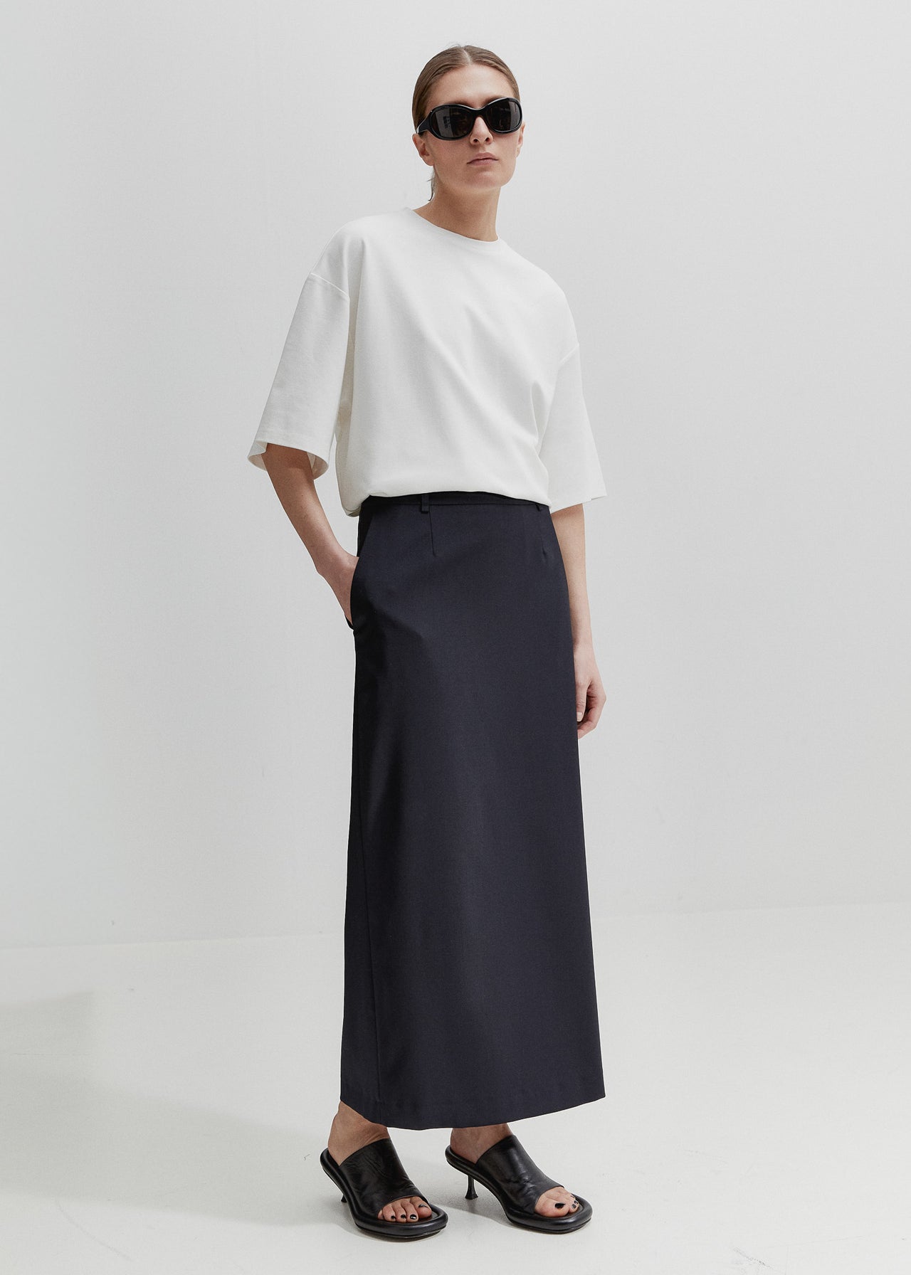 Oversized T-Shirt Weiß
