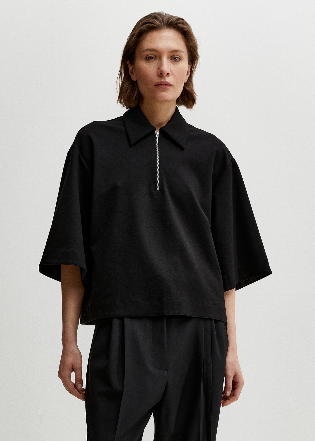 Polo Shirt Schwarz