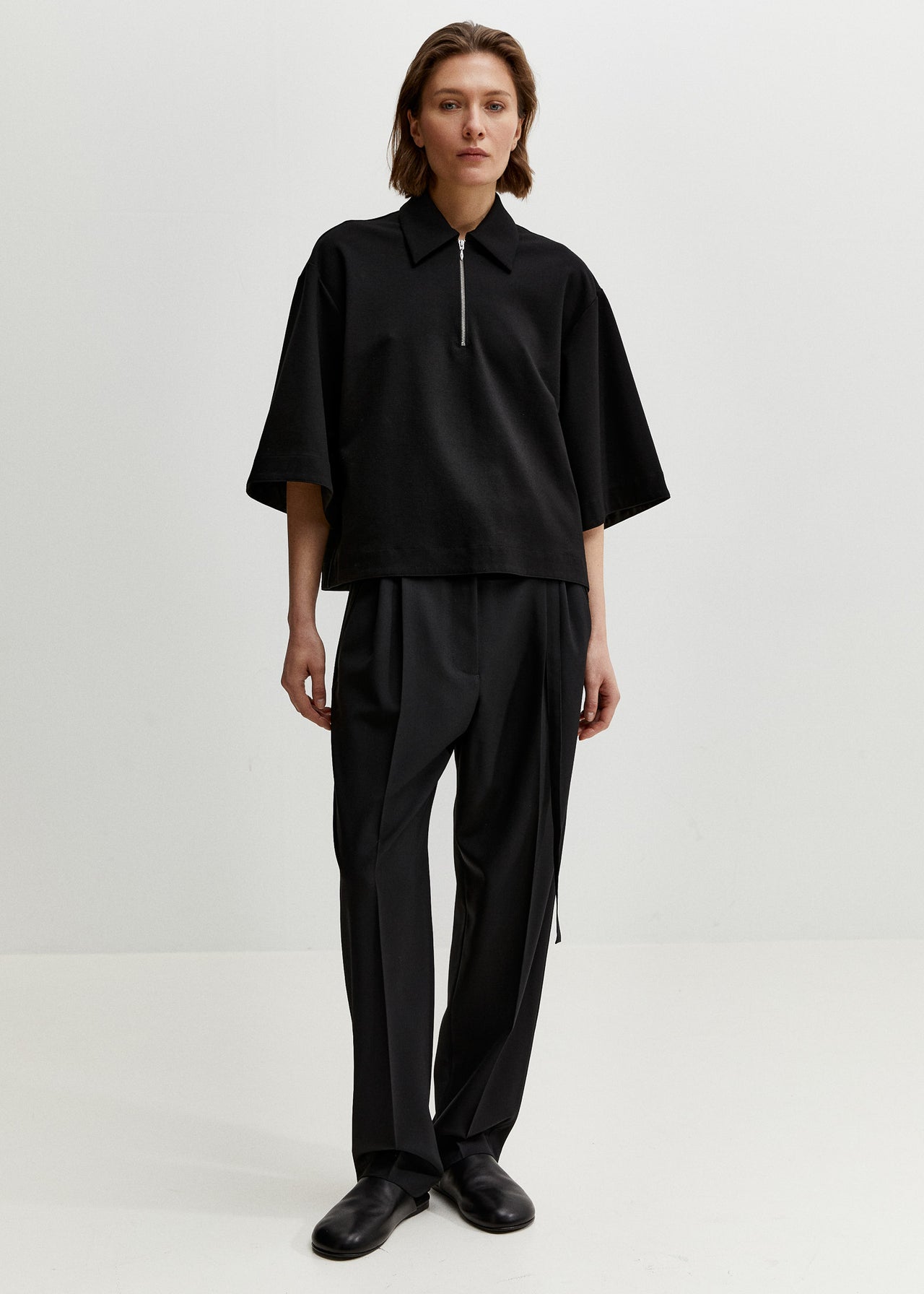 Polo Shirt Schwarz