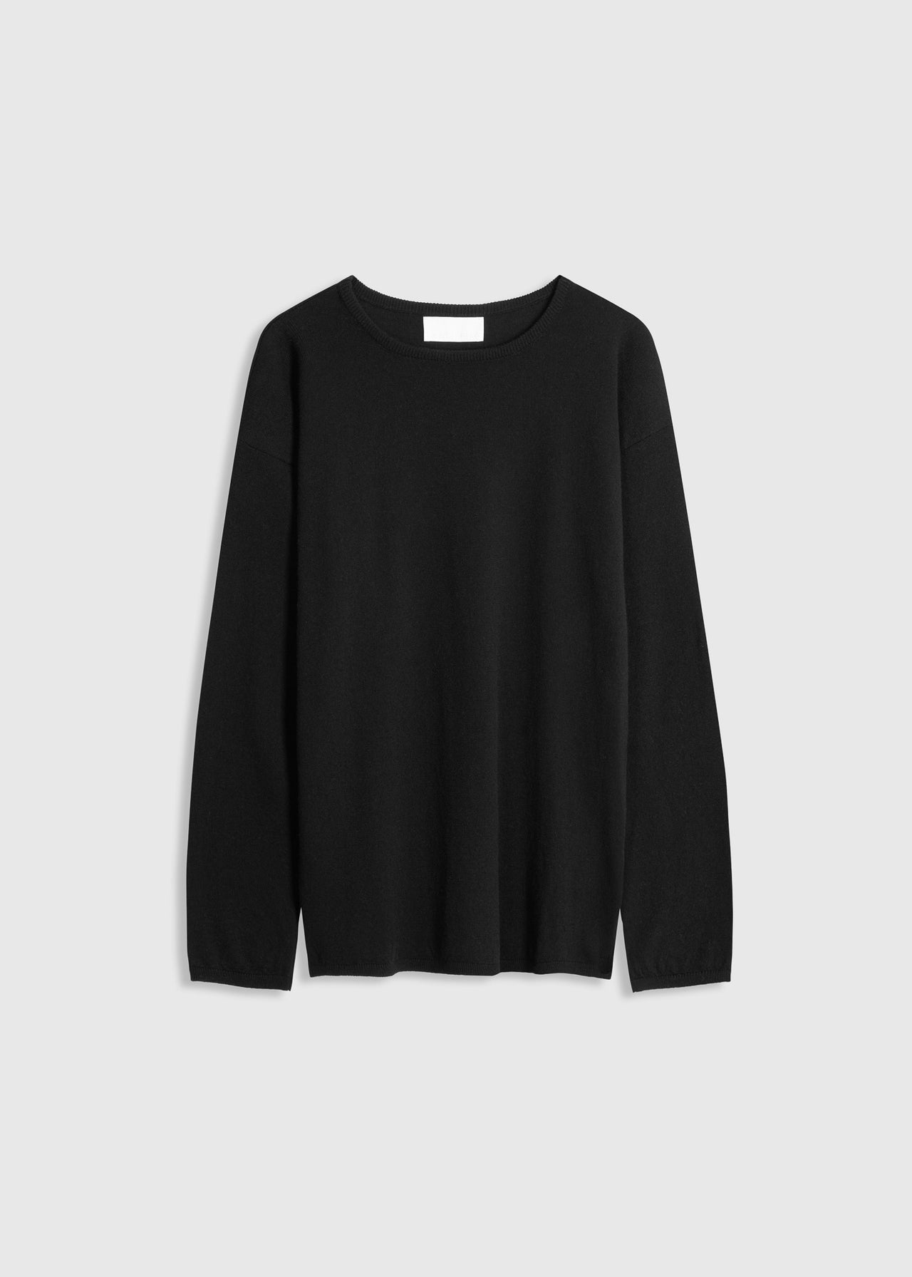 Relaxed Cashmere Sweater Schwarz