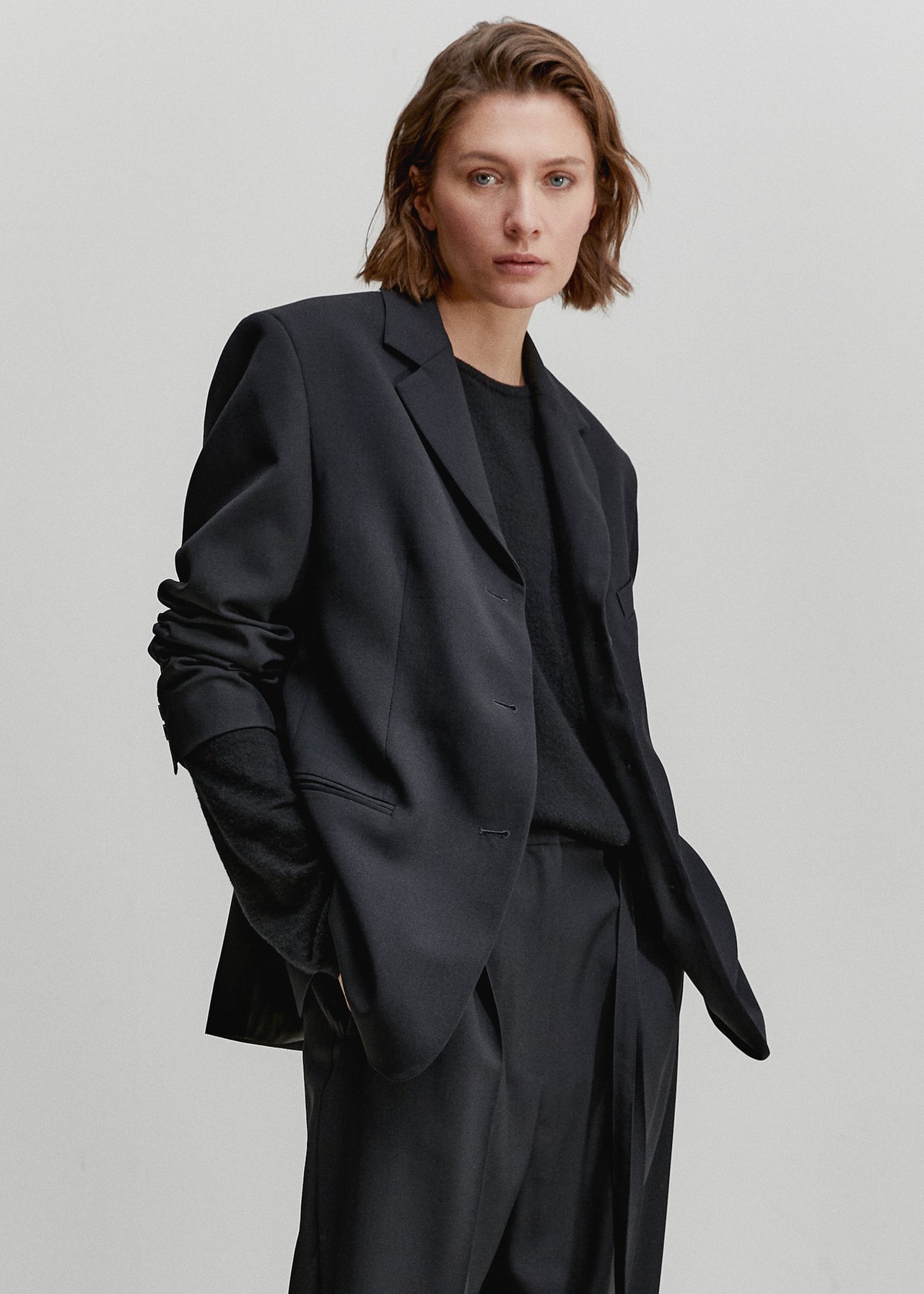 Tailored Blazer Schwarz