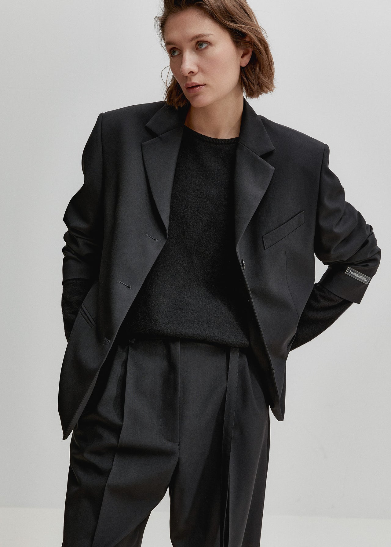 Tailored Blazer Schwarz