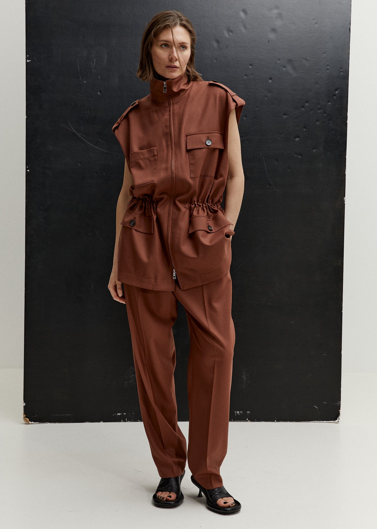 Tailored Cargo Vest Terra Balearica