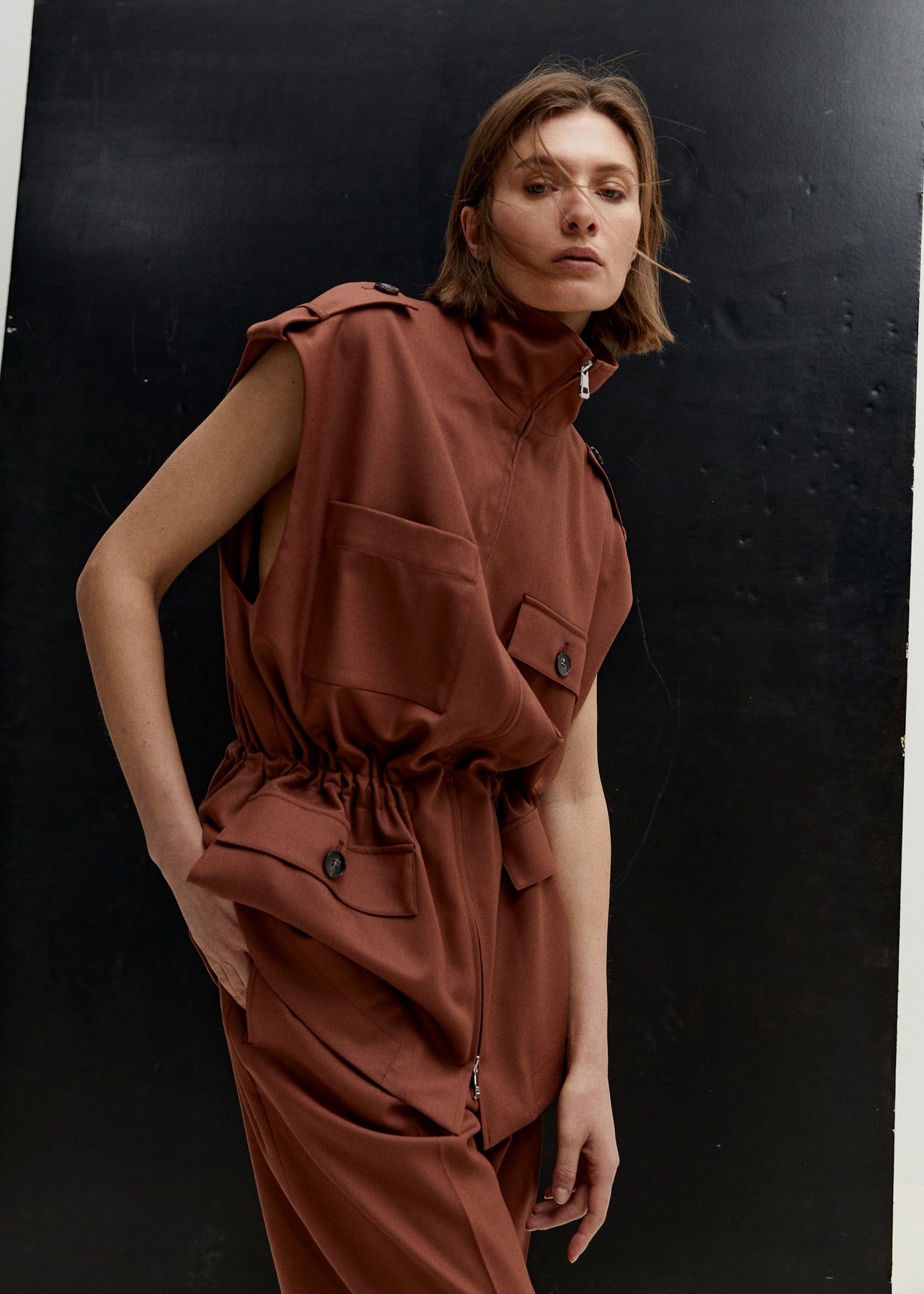Tailored Cargo Vest Terra Balearica