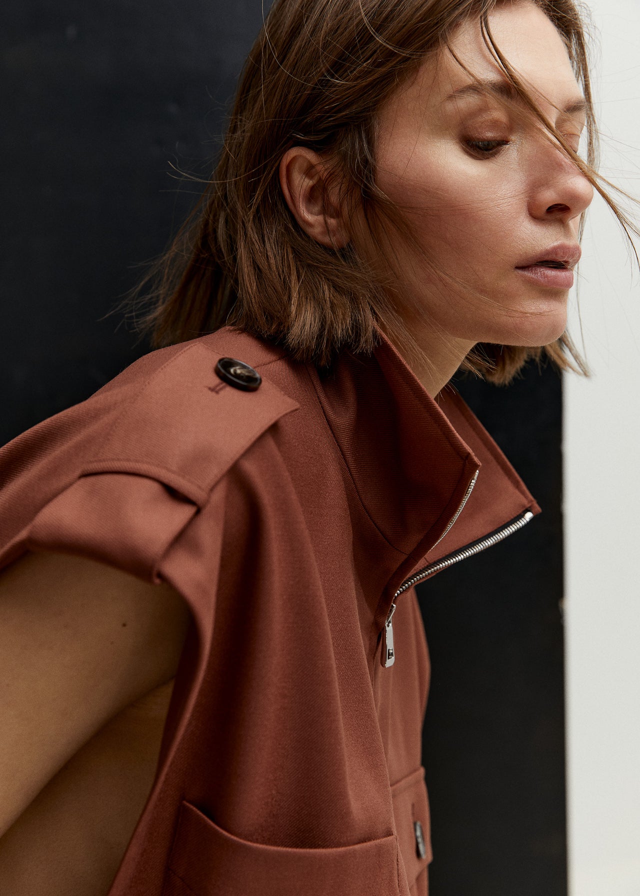 Tailored Cargo Vest Terra Balearica