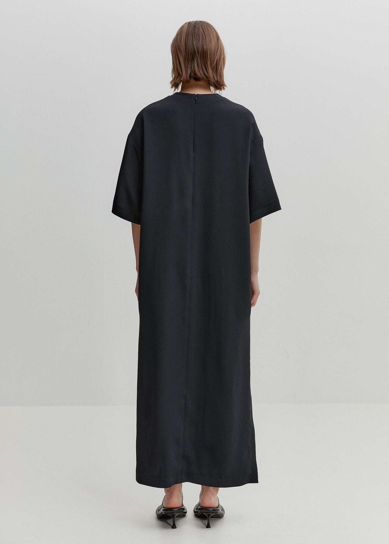 Tailored T-Shirt Dress Schwarz