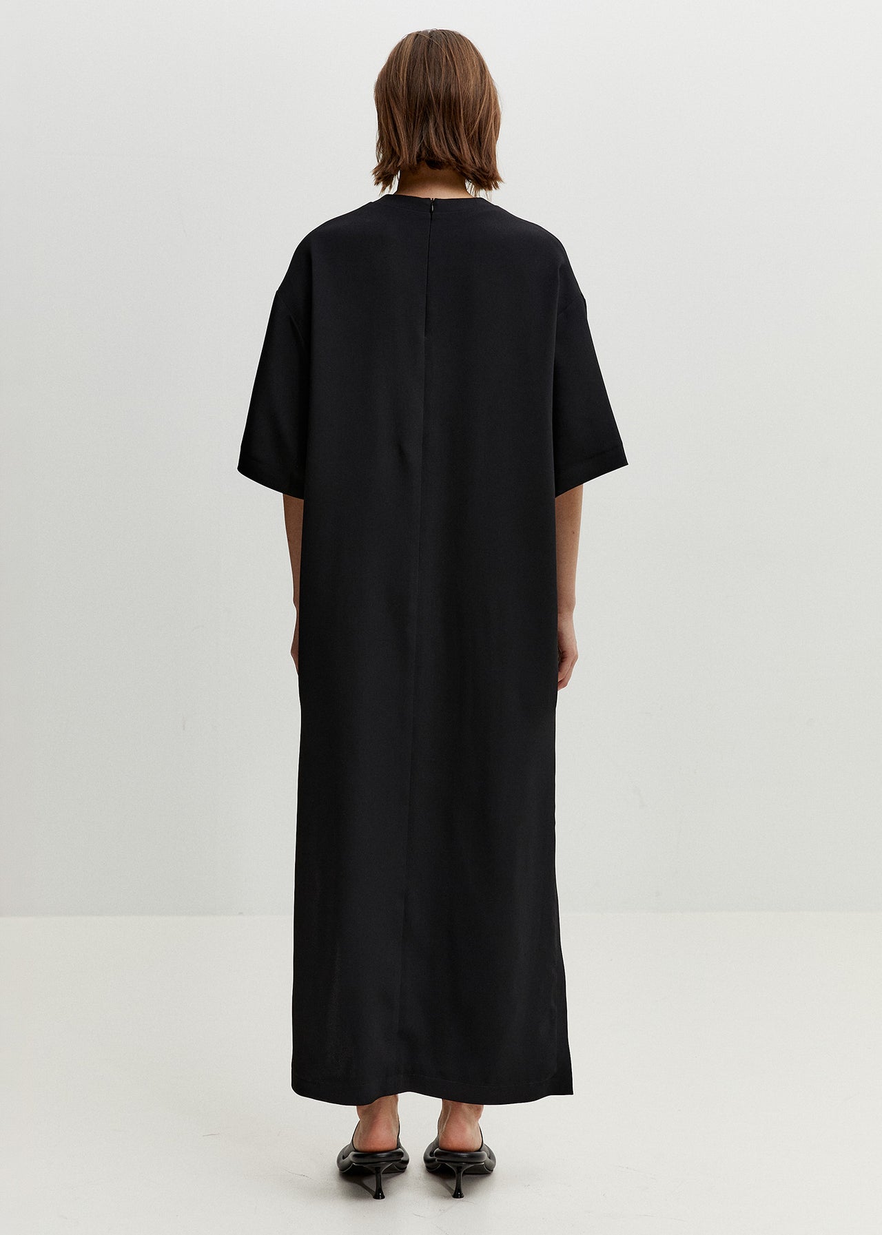 Tailored T-Shirt Dress Black